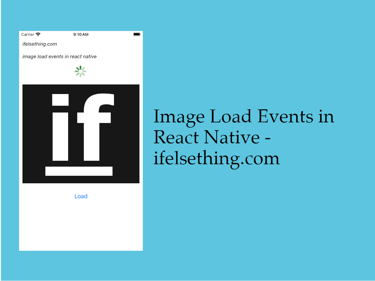 Image Load Events in React Native