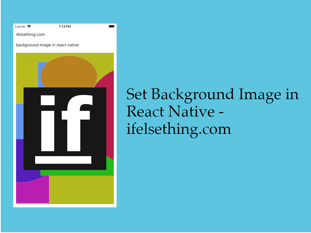 Set Background Image in React Native